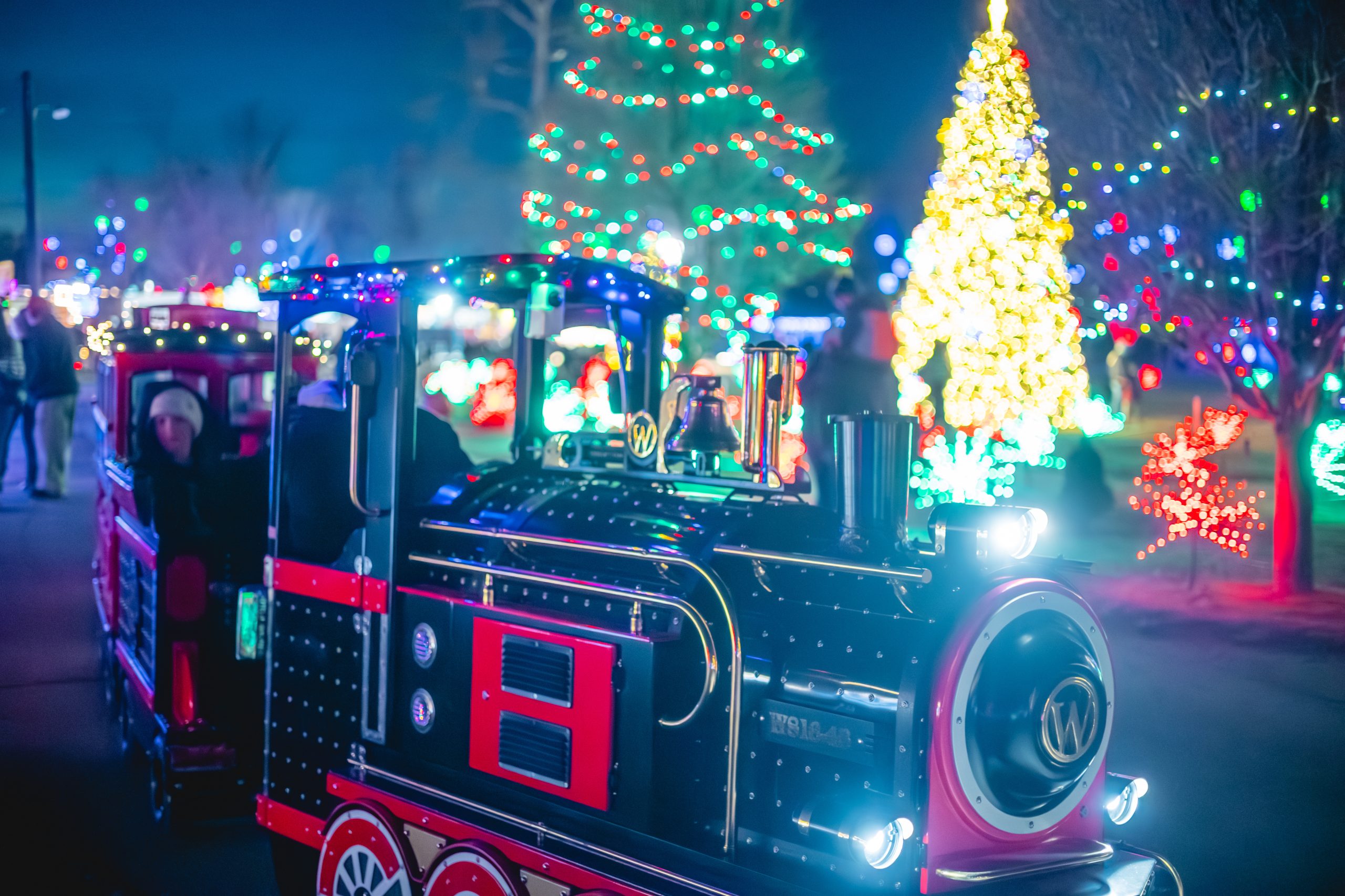 Polar Express train at Falconwood Frosty Nights